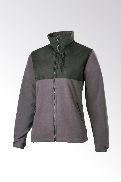 chaqueta polar con aplicaciones